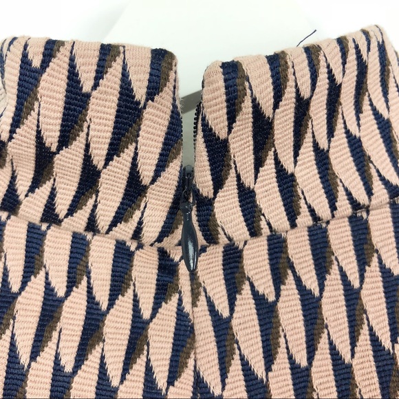 Ann Taylor Top with patterns - orange and black - Picture 5 of 6